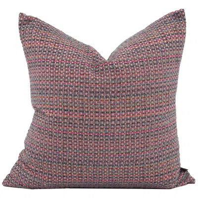 Howard Elliott Alton Berry 24" Square Decorative Pillow In Purple