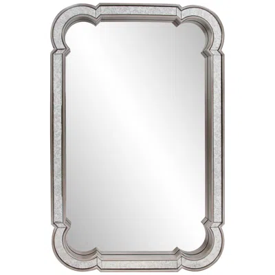 Howard Elliott Artemis 36" High Champagne Silver Mirrored  Wall Mirror