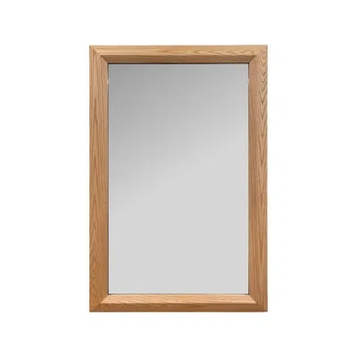 Howard Elliott Avery Bleached Oak Mirror In Brown