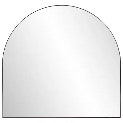 Howard Elliott Black Arched 36"x34" Van Buren Wall Mirror In Multi