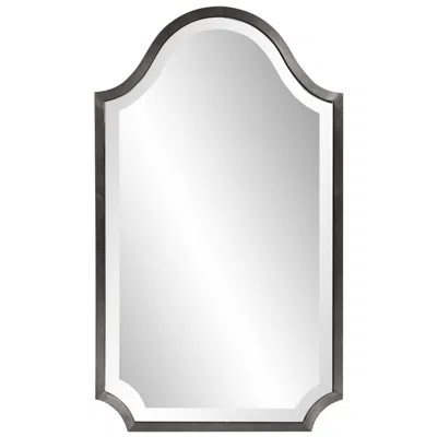 Howard Elliott Bosworth Brushed Titanium 16"x27" Shield Mirror