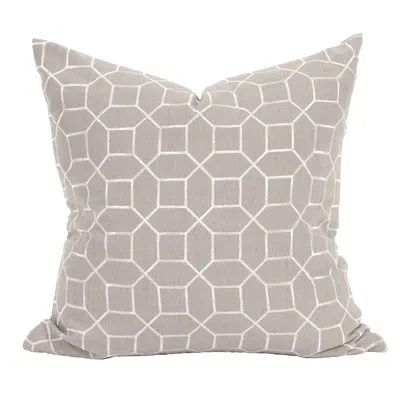 Howard Elliott Davida Kay Trellis Throw Pillow In Slate