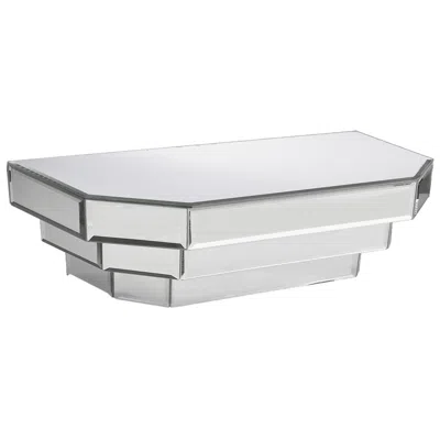 Howard Elliott Deco 16" Wide Mirrored Glass Accent Wall Shelf