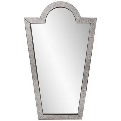 Howard Elliott Domitia 44" High Smokey Gray Arch Top Wall Mirror