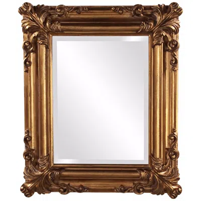Howard Elliott Edwin Antique Gold 19" X 23" Wall Mirror