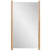 Howard Elliott Emil Bleached Oak 24" X 40" Rectangular Vanity Wall Mirror