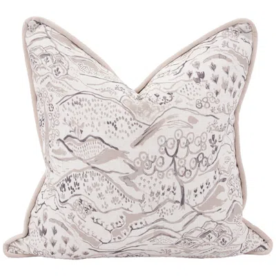 Howard Elliott Fable Sand 24" Square Decorative Pillow