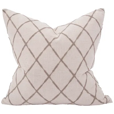 Howard Elliott Lyric Pewter 24" Square Decorative Pillow