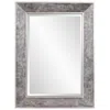 Howard Elliott Mottled Silver Rectangular 30"x40" Iron Framed Cor
