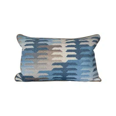 Howard Elliott Navy 24x24  Pillow In Blue;pink;orange