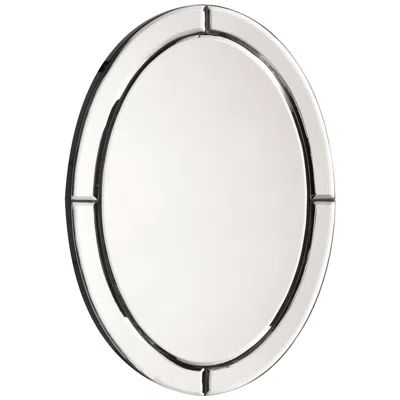 Howard Elliott Opal 16" X 12" Oval Shape Deco Accent Wall Mirror