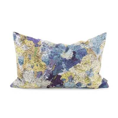 Howard Elliott Pillow  14 X 22 Stanton Eggplant Lumbar - Insert In Polyester