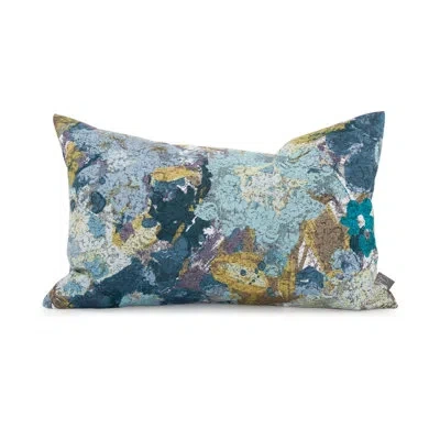 Howard Elliott Pillow  14 X 22 Stanton Turquoise - Insert In Polyester