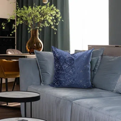Howard Elliott Pillow Pisani - Down Insert In Sapphire
