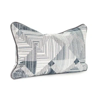 Howard Elliott Prisma Natural Filled Pillow In Blue,gray,polyester