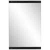 Howard Elliott Rectangular 23.5"x35.75" Black Marble Framed Reese