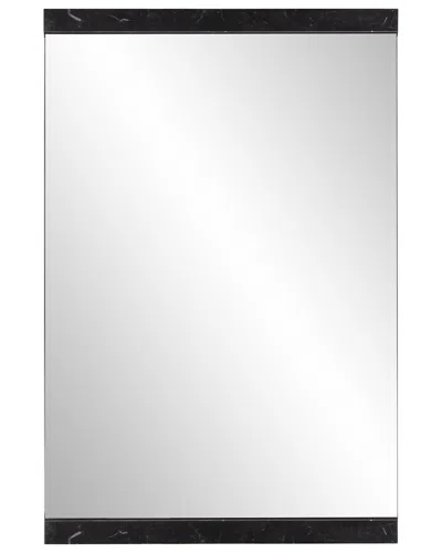 Howard Elliott Reese Marble Mirror In Black