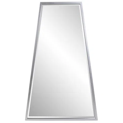 Howard Elliott Silver Elongated Hexagon 30"x37.5" Metal Framed Ez