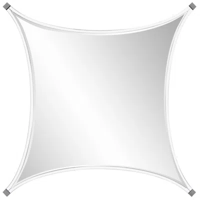 Howard Elliott Square 36"x36" Flared Star Wall Mirror