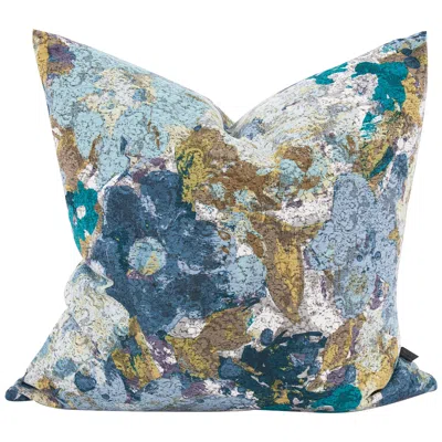Howard Elliott Stanton Turquoise 24" Square Throw Pillow In Multi