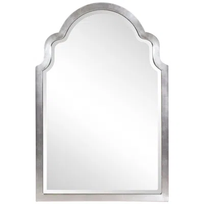 Howard Elliott Sultan Silver 24" X 36" Arch Wall Mirror
