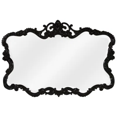 Howard Elliott Talida Black 38" X 27" Wall Mirror
