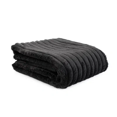 Howard Elliott Throw Shar Pei In Black