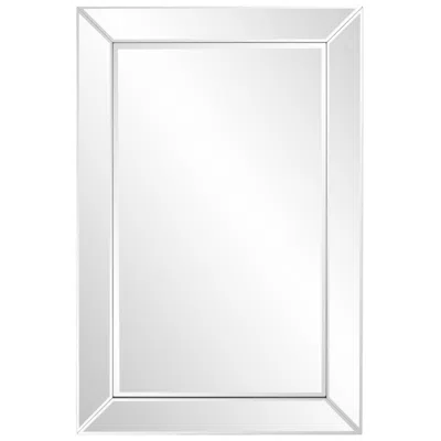 Howard Elliott Wood Framed 24"x36" Vanity Camden Wall Mirror