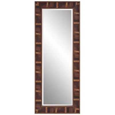 Howard Elliott Woodland Wood 23 1/2" X 59 1/2" Wall Mirror