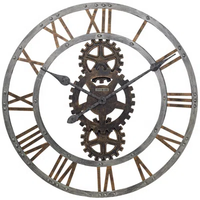 Howard Miller Crosby 30" Wide Industrial Gear Wall Clock