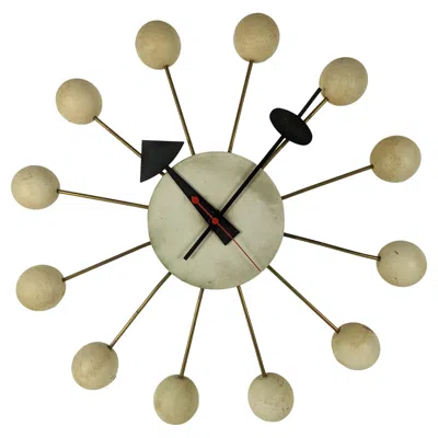 Pre-owned Howard Miller Iconic Clock By George Nelson In Brown