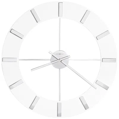 Howard Miller Pearl 30" Round High-gloss White Wall Clock