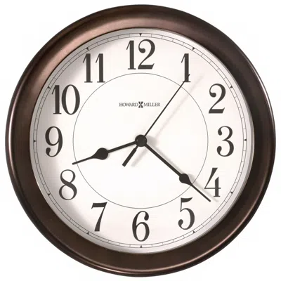 Howard Miller Virgo Oil Rubbed Bronze 8 1/2" Wide Wall Clock In Brown