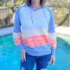 Howard's Bouncing Into Spring Hoodie In Coral In Pink