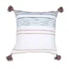 Howard's Honeycomb Weave Square Pillow In Teal