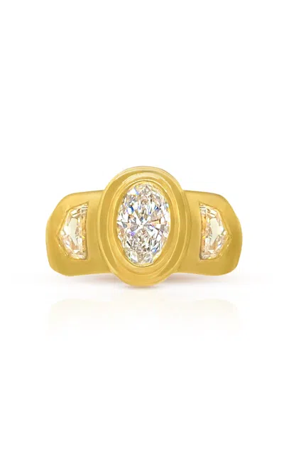 Howl 18k Yellow Gold Rosetta Diamond Ring
