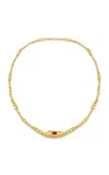 Howl 18k Yellow Gold Tube Link Necklace