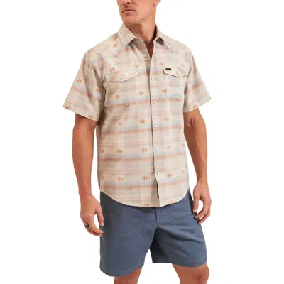 Howler Brothers H Bar B Snapshirt In Elliot Plaid Cream In Multi