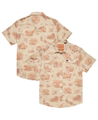 Howler Brothers Men's Tan Texas Longhorns Full-snap Shirt In Brown