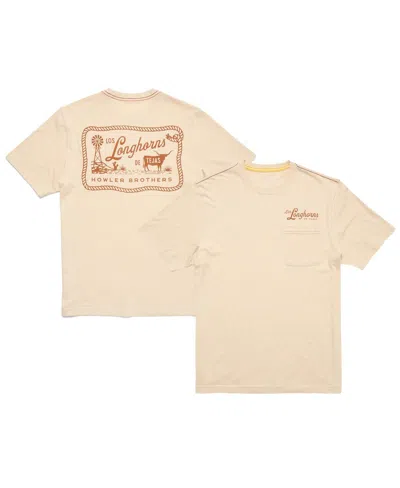 Howler Brothers Men's Tan Texas Longhorns Pocket T-shirt In Neutral