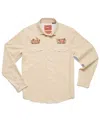 Howler Brothers Men's Tan Texas Longhorns X  Gaucho Long Sleeve Full-snap Shirt In Brown
