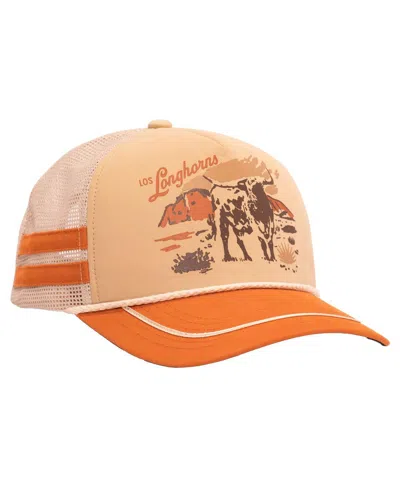 Howler Brothers Men's Tan/texas Orange  X Texas Longhorns Foam Dome Trucker Adjustable Hat