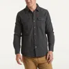 HOWLER BROTHERS SAWHORSE WORK SHIRT IN CROW BLACK