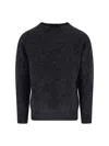 Howlin' Soft Texture Crew Neck Long Sleeve Sweater In Black