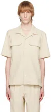 Howlin' Beige Mind Safari Shirt In Ecru