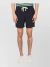 Howlin' Bermuda Shorts Elastic Waist Back Pocket In Black