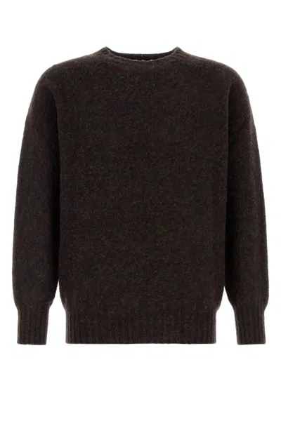 HOWLIN' BROWN CREWNECK SOLID SWEATER
