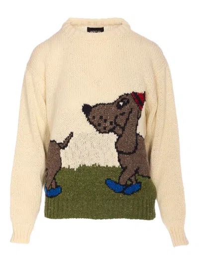 HOWLIN' BUMPER TROUBLE CREW-NECK SWEATER