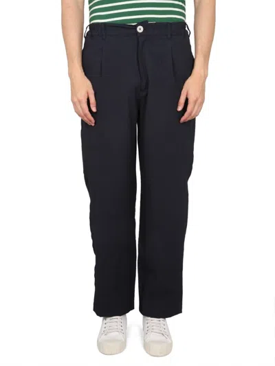Howlin' Howlin Classic Buttoned Trousers In Blue