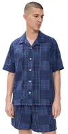 Howlin' Cocktail Damore Madras Shirt Blues Mix In Blues Mix